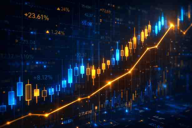 stock market blue gold 15kb